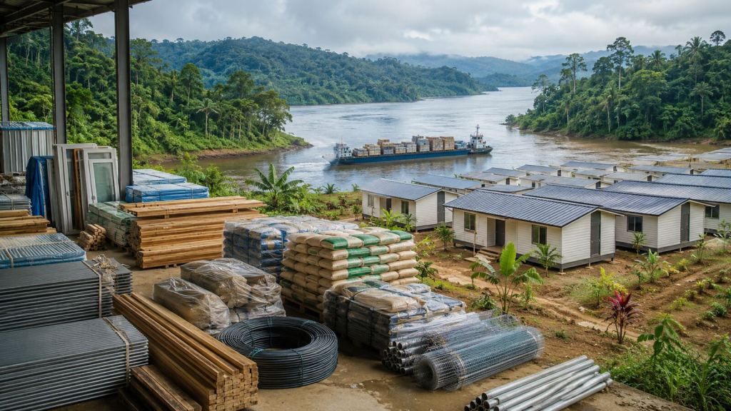 Chocó recibirá 500 viviendas de construcción rápida y ya llegaron 480 toneladas de materiales para la&nbsp;reconstrucción